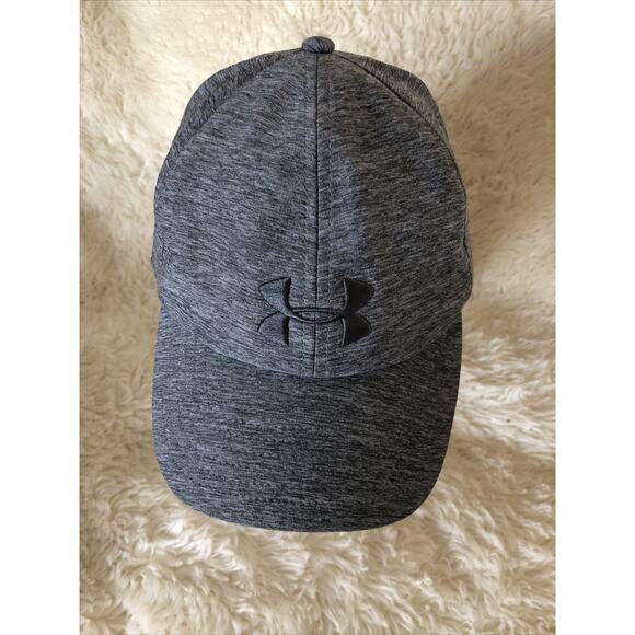 Under Armour Hat Cap Strap Back Womens One Size Heather Gray Poly Spandex Blend - Picture 1 of 10